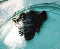 Decorative mask, Prague.