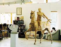 Sculpture in the National Theatre, Bucharest.